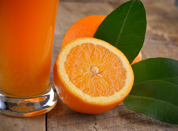 Close-up of orange fruit on table