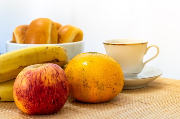 Close-up of orange fruits on table