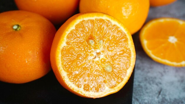 Close-up of orange fruits