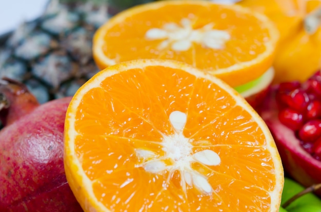 Close-up orange fruits