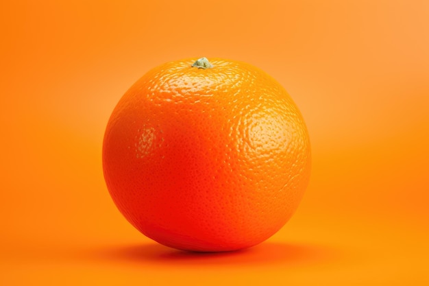 Close up of a orange isolated on white background