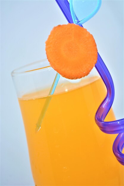 Close-up of orange juice