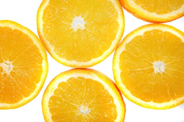 Close-up of orange slices