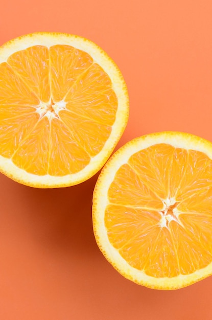 Close-up of orange slices