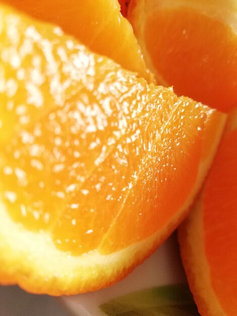 Close-up of orange slices