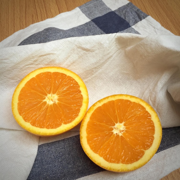 Close-up of orange slices