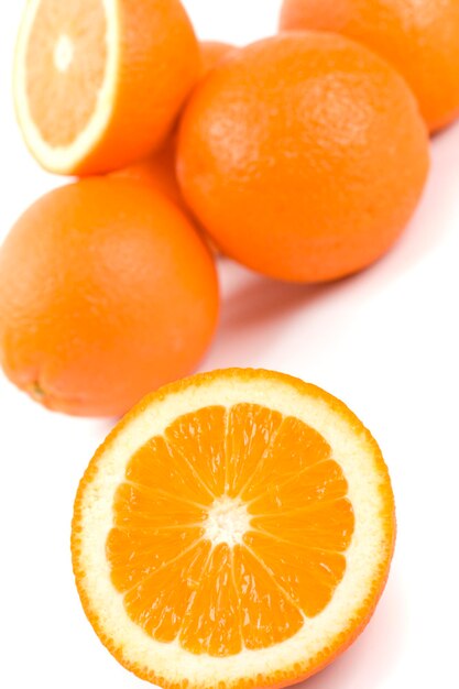 Close-up of orange slices