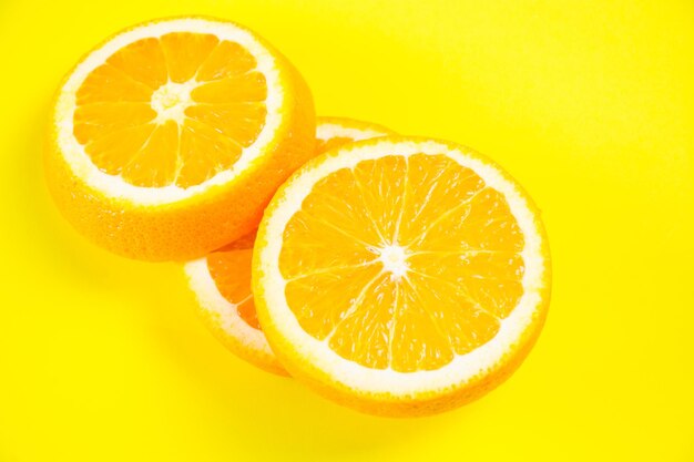 Close-up of orange slices