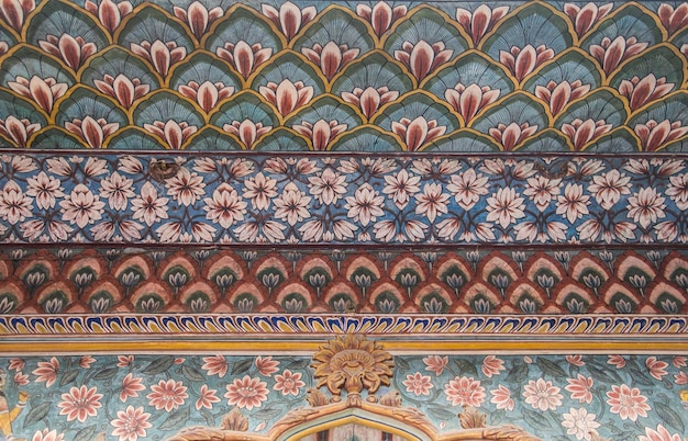 close-up of ornate ceiling