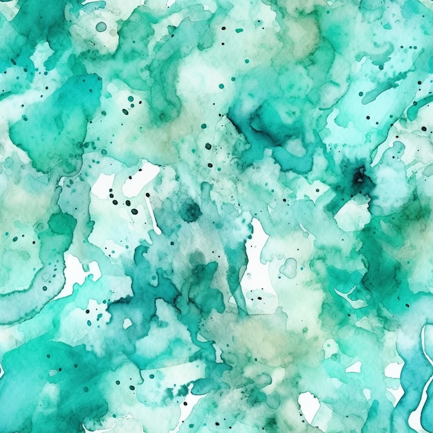 A close up of a painting of a green and white background generative ai