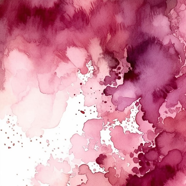ピンクと紫の雲生成 AI の絵の接写