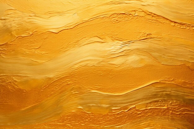 A close up of a painting of a yellow wave generative ai