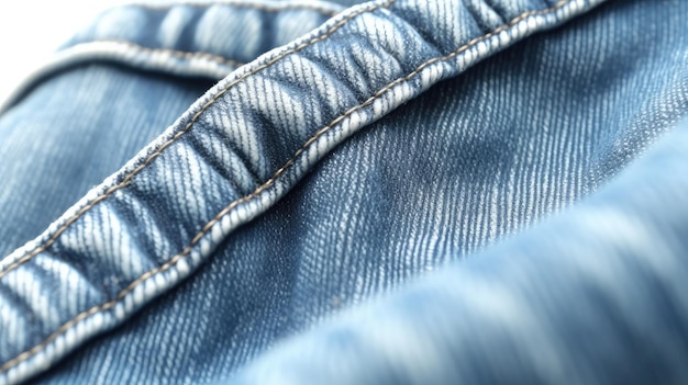 A close up of a pair of blue jeans