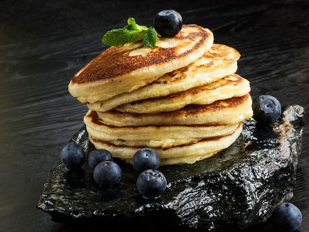Close-up of pancakes