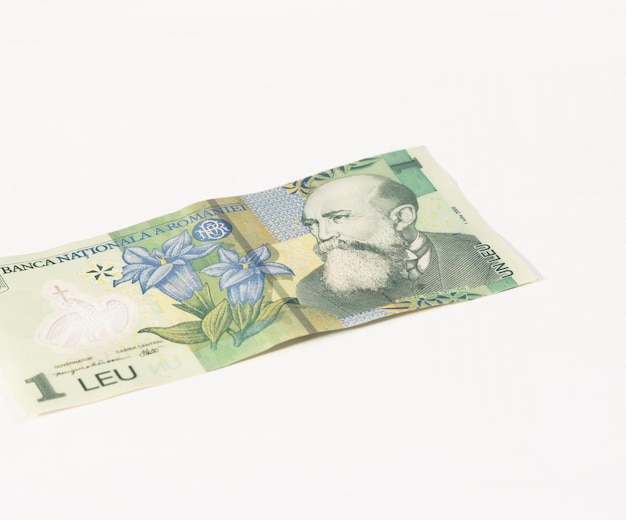 Photo close-up of paper currency on white background