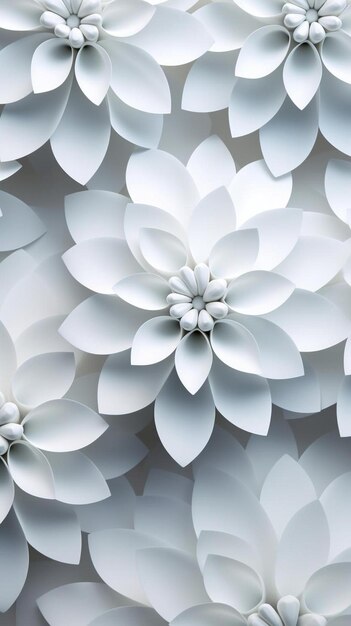 a close up of a paper cut out with flowers