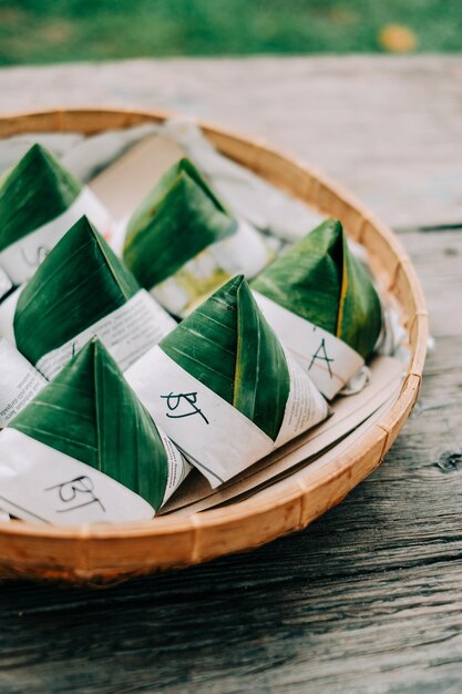 Close-up of paper in plate on table