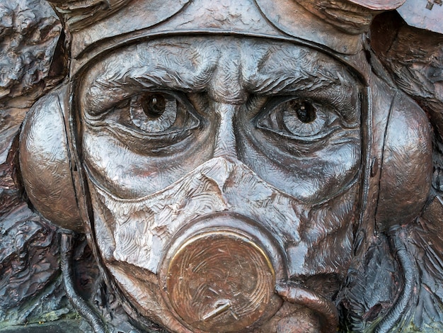 Close-up of Part of the Battle of Britain Monument