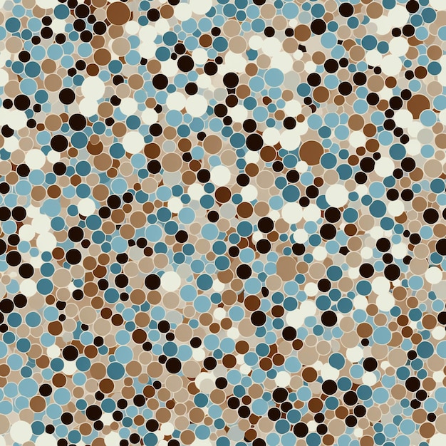 A close up of a pattern of circles on a blue background generative ai