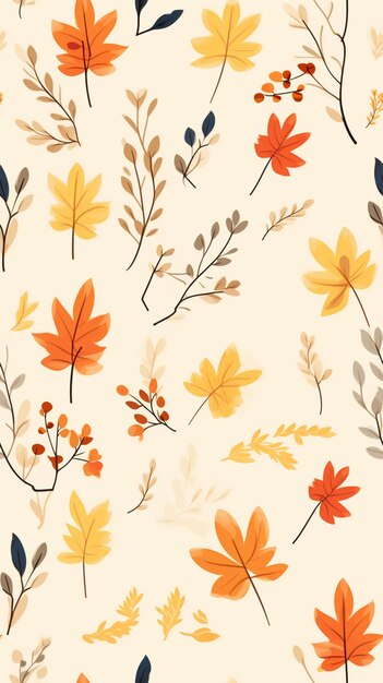  ⁇ 색 배경 에 있는 잎 과 열매 의 패턴 의 클로즈업