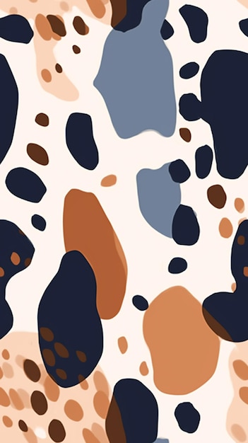 A close up of a pattern of rocks and pebbles generative ai