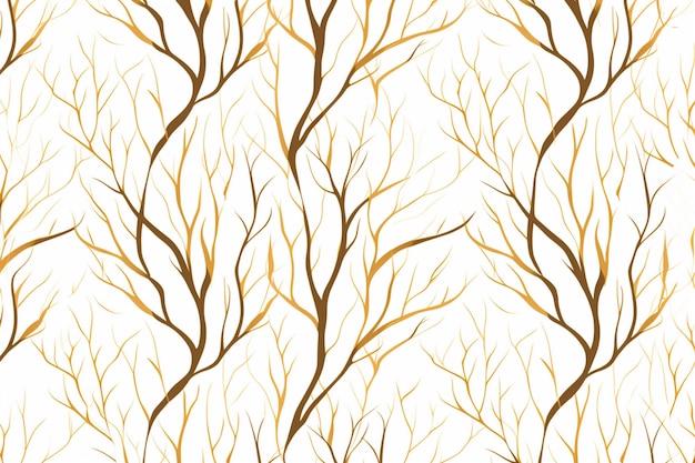 A close up of a pattern of trees with no leaves generative ai