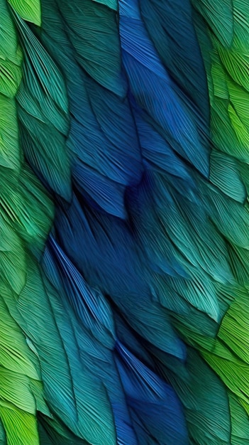 A close up of a peacock's feathers