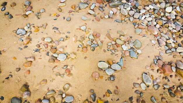 Photo close-up of pebbles on shore