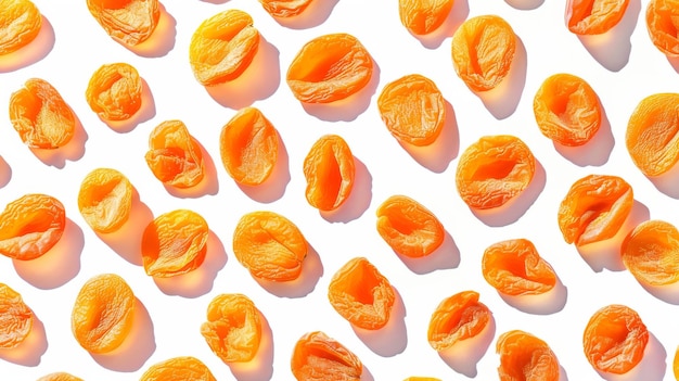 Photo close up of peeled apricots on white surface