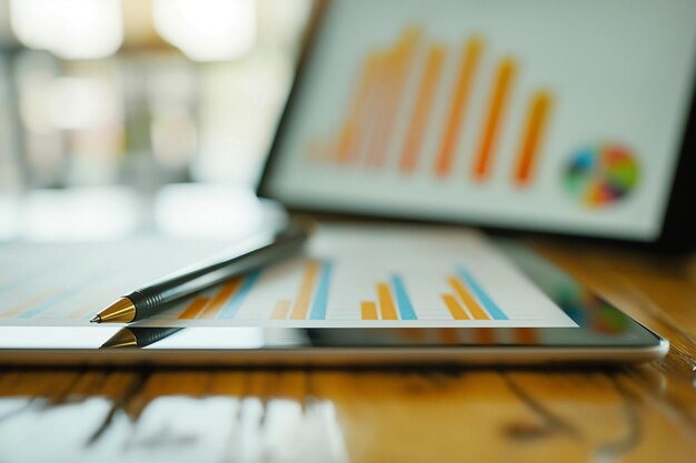 close up of a pen on top of a tablet screen