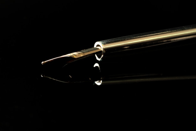 Close up of a pen