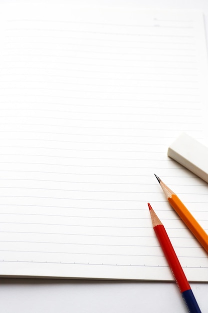 Close-up of pencil on table