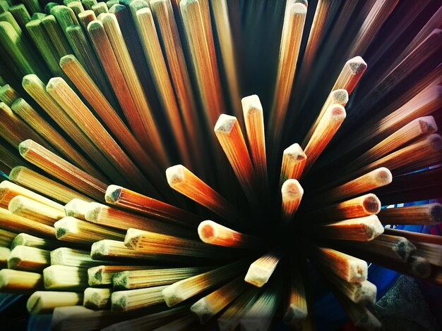 Close-up of pencils