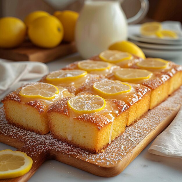 Close up perfection lemon bread sugar coated a citrusy delight for social media post size