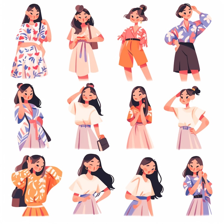 Photo 異なる服装を着て携帯電話を握っている人のクローズアップ ai generative
