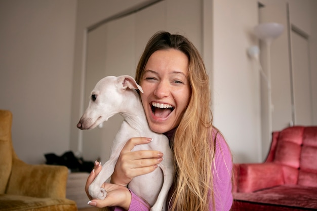 Foto primo piano sullo stile di vita degli animali domestici