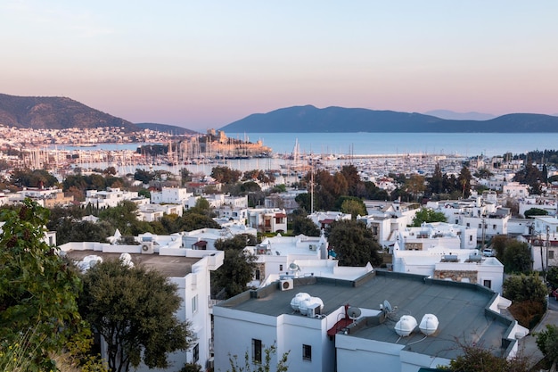 Close up photo of bodrum castle