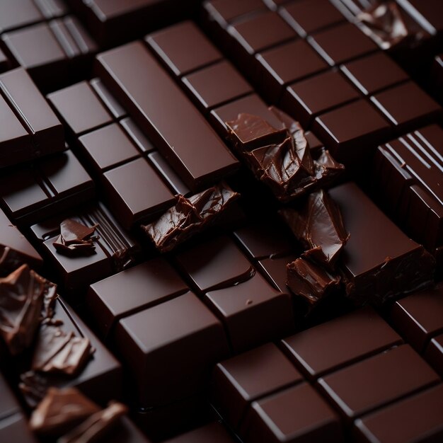 A close up photo of chocolate bars