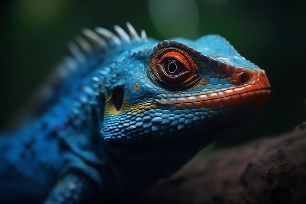 Close up photo of lizard