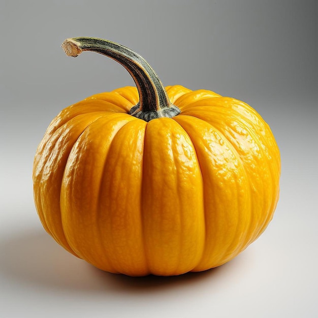 close up photo of a pumpkin on a white background