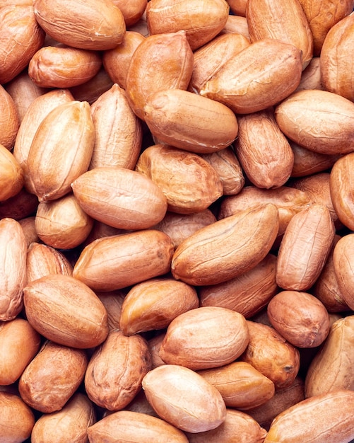 Close up photo of raw peanut