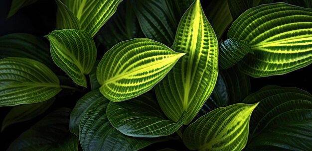 a close up photo of some green leaves