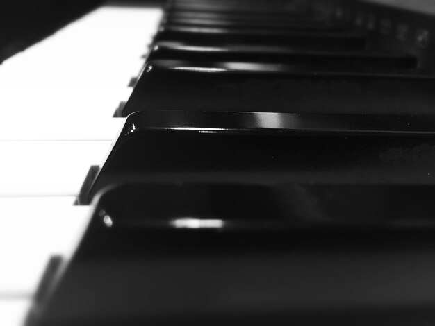 Photo close-up of piano