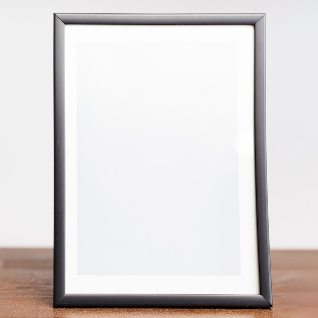 Close-up picture frame on tabletop