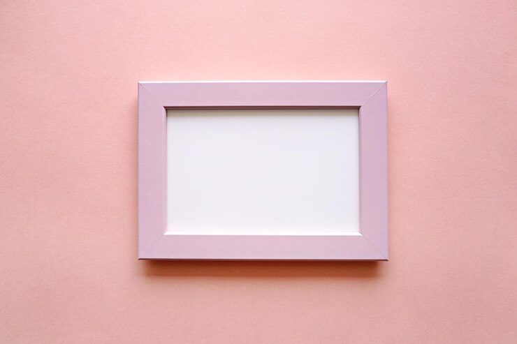 Photo close-up of picture frame on wall