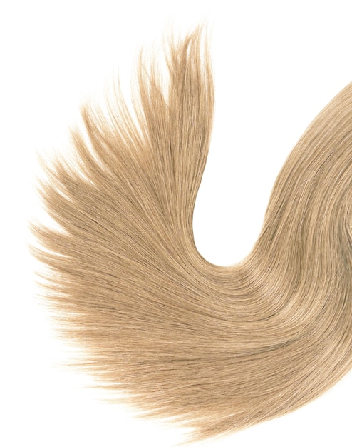 A close up of a piece of hair extensions