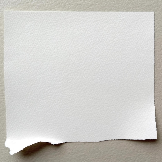 A close up of a piece of paper with a torn corner generative ai