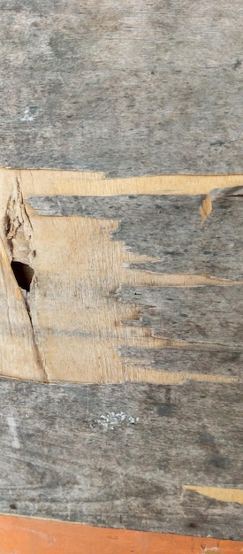 A close up of a piece of wood with a hole in it