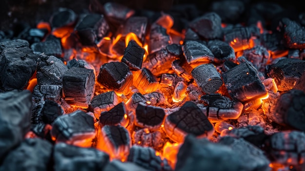 Close Up of a Pile of Coal on the Ground