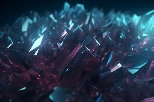 A close up of a pile of diamonds